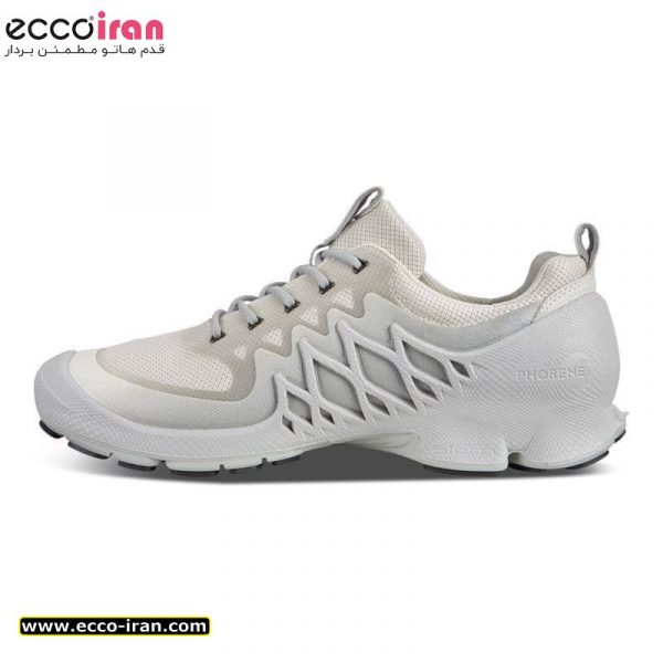 کفش مردانه اکو اصل مدل ECCO BIOM AEX M WHITE/BUFFED SILVER