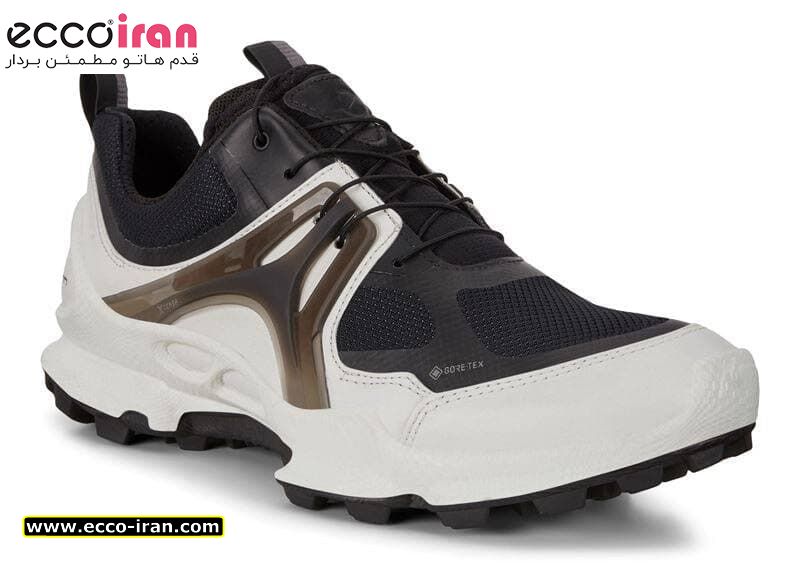 کفش مردانه اکو اصل مدل ECCO BIOM C-TRAIL M WHITE/BLACK