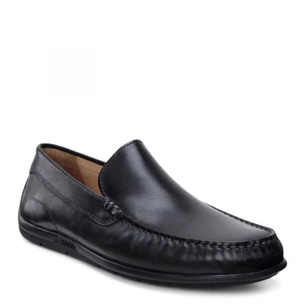 کفش مردانه اکو اصل مدل Classic Moc 2.0 Black Leather